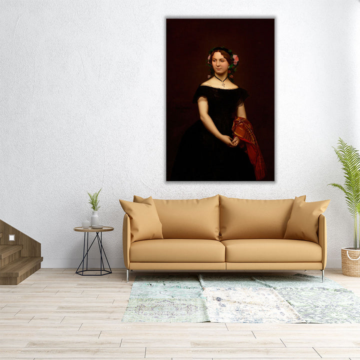 Portrait de Mademoiselle Durand - Canvas Print Wall Art