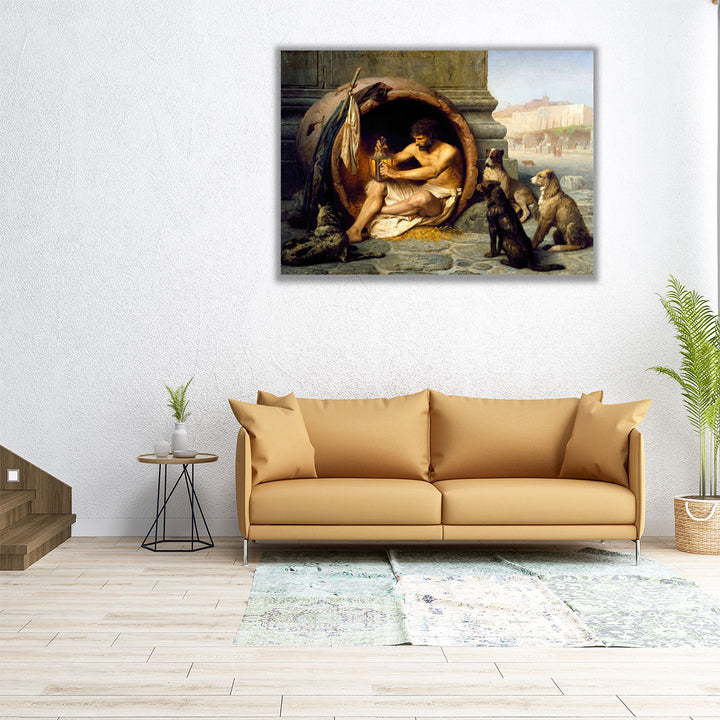 Diogenes, 1860 - Canvas Print Wall Art