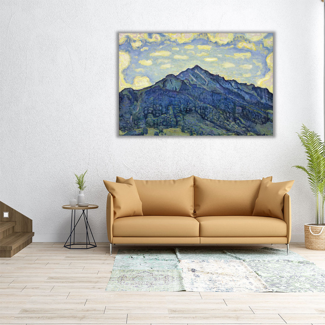 Landschaft in den Schweizer Alpen - Canvas Print Wall Art