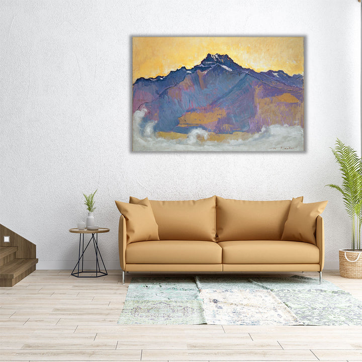 The Dents Du Midi Seen from Chesières, 1912 - Canvas Print Wall Art