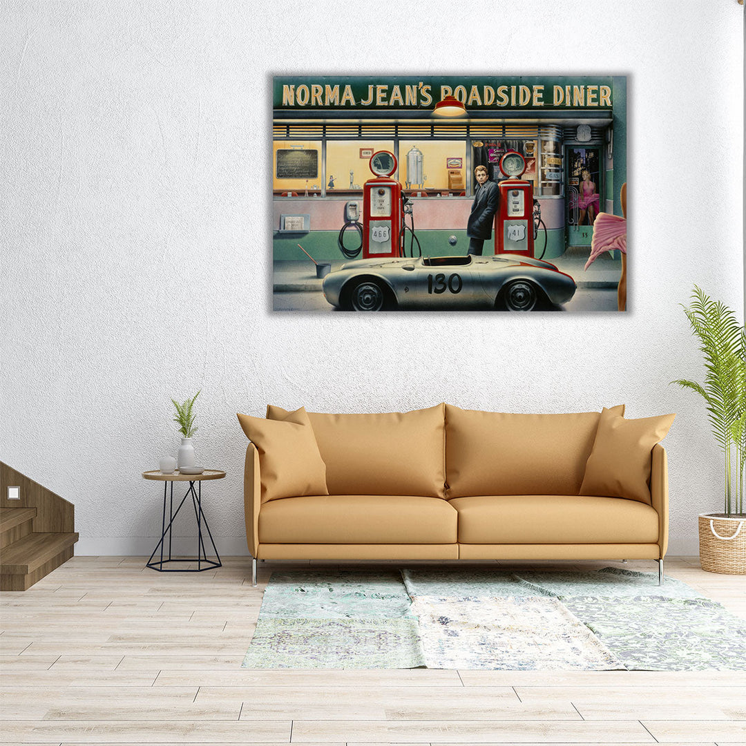 Destiny Highway Calendar Girl - Canvas Print Wall Art