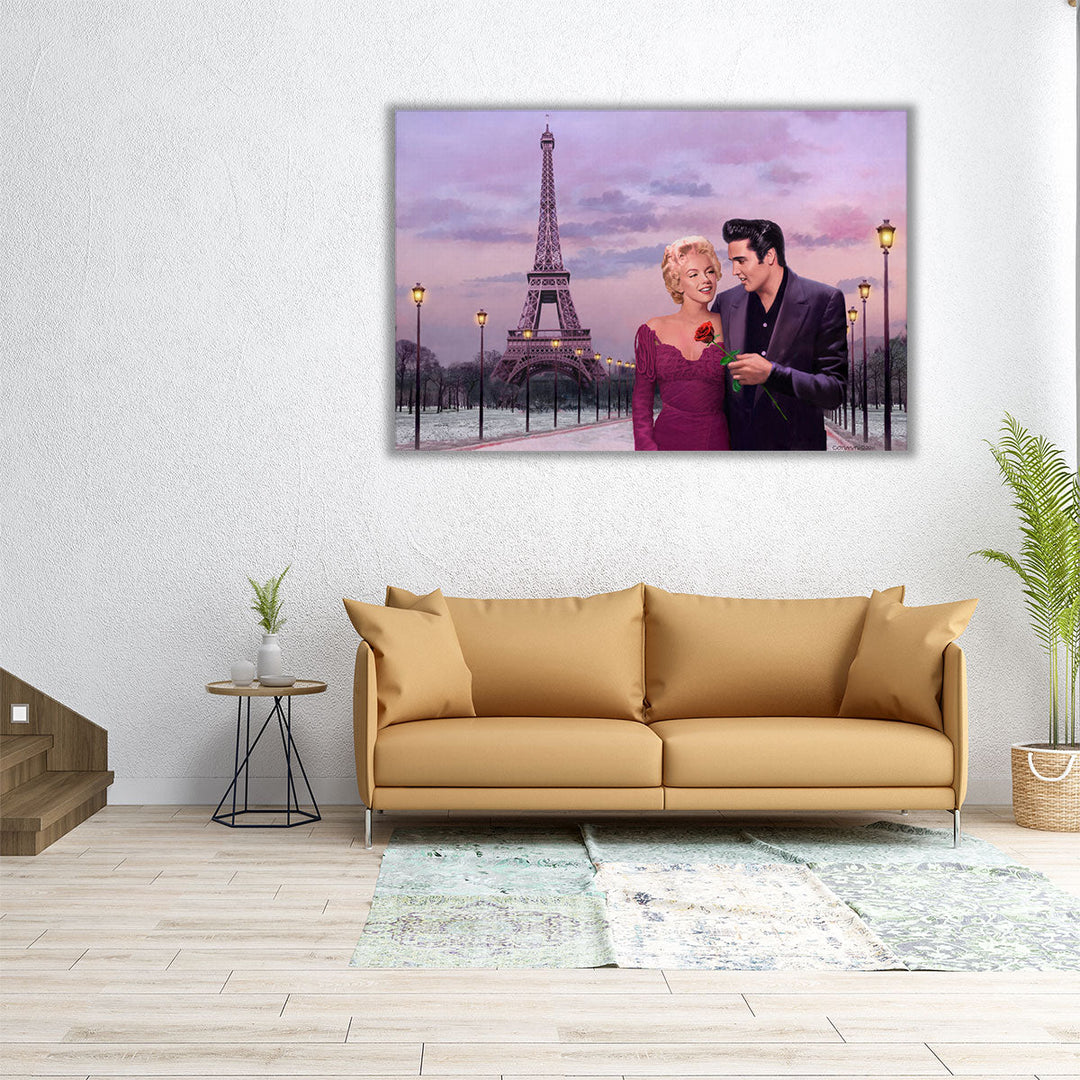 Paris Sunset - Canvas Print Wall Art