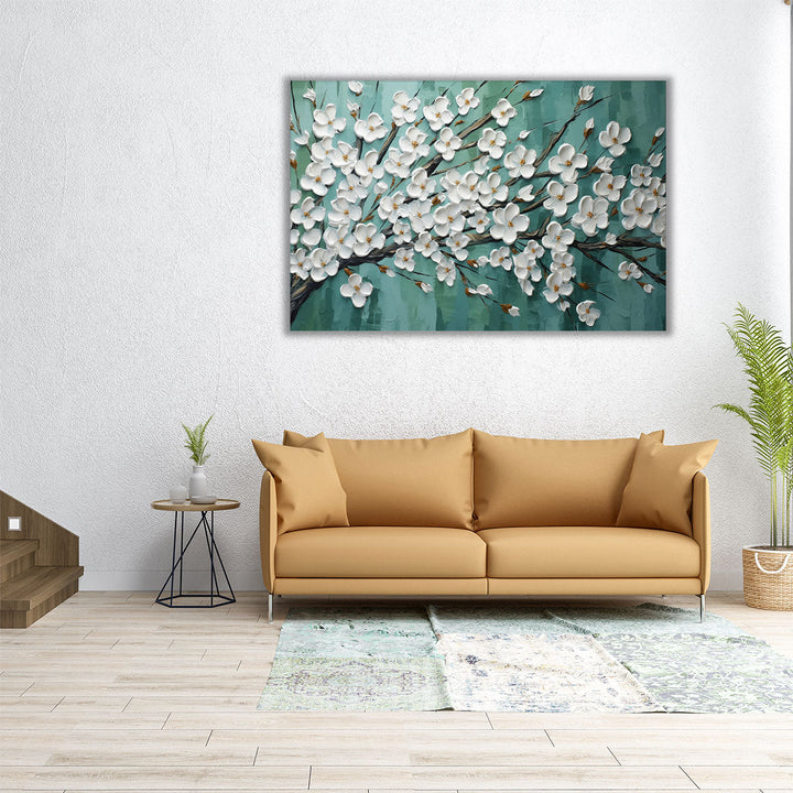 Cherry Blossom Whispers - Canvas Print Wall Art