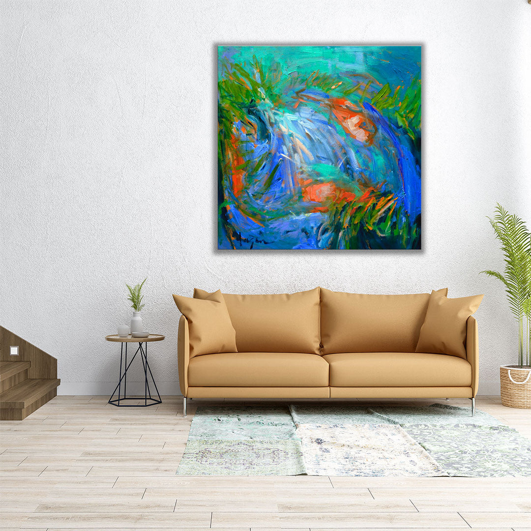 Koi  II - Canvas Print Wall Art