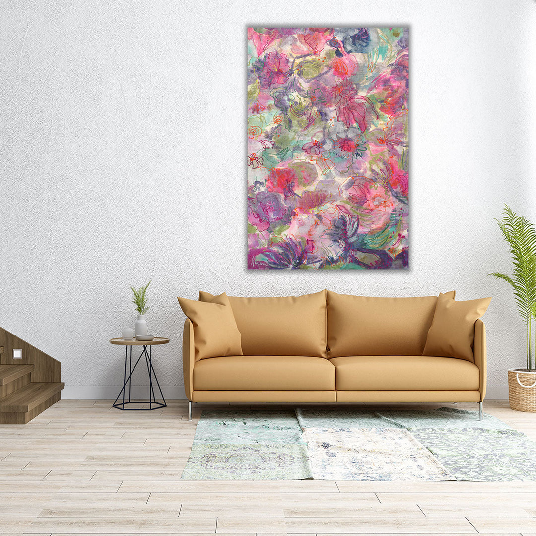 Promise Me a Rose Garden III - Canvas Print Wall Art