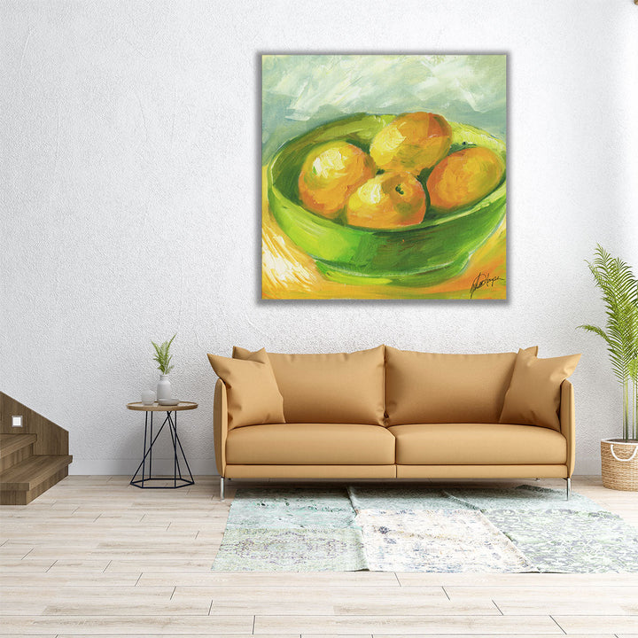 Bowl of Fruit I - Canvas Print Wall Art