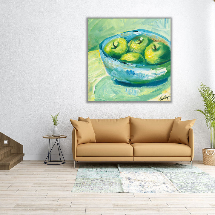 Bowl of Fruit II - Canvas Print Wall Art