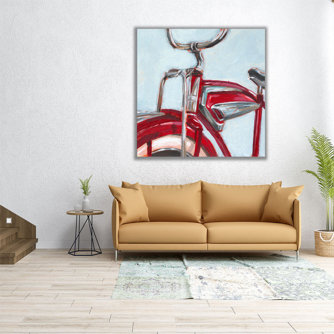 Retro Cycle II - Canvas Print Wall Art