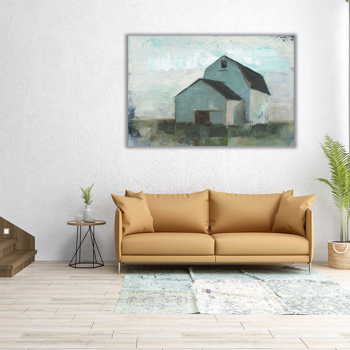 Barn at Sunset I - Canvas Print Wall Art