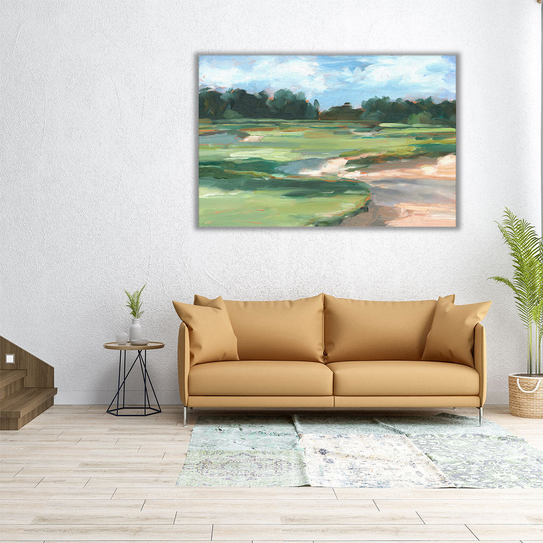 Golf Course Study II - Canvas Print Wall Art