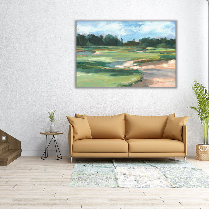 Golf Course Study II - Canvas Print Wall Art