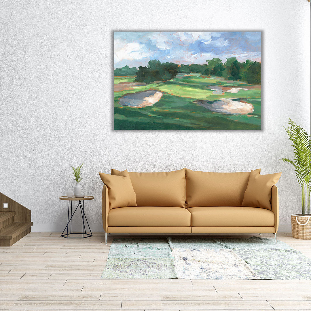 Golf Course Study III - Canvas Print Wall Art