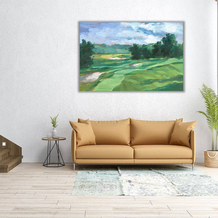 Golf Course Study IV - Canvas Print Wall Art