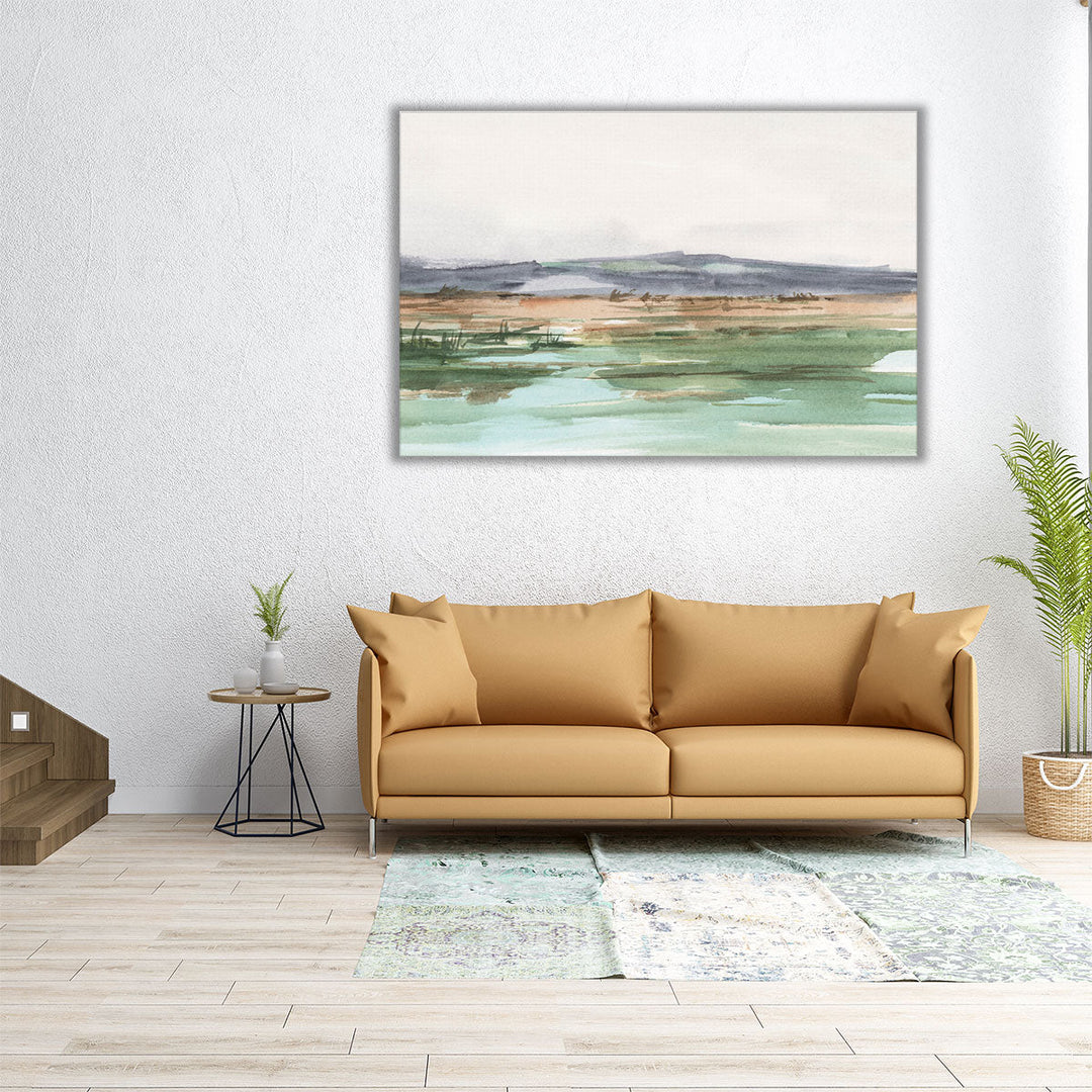 Serene Mountain View I - Canvas Print Wall Art Success