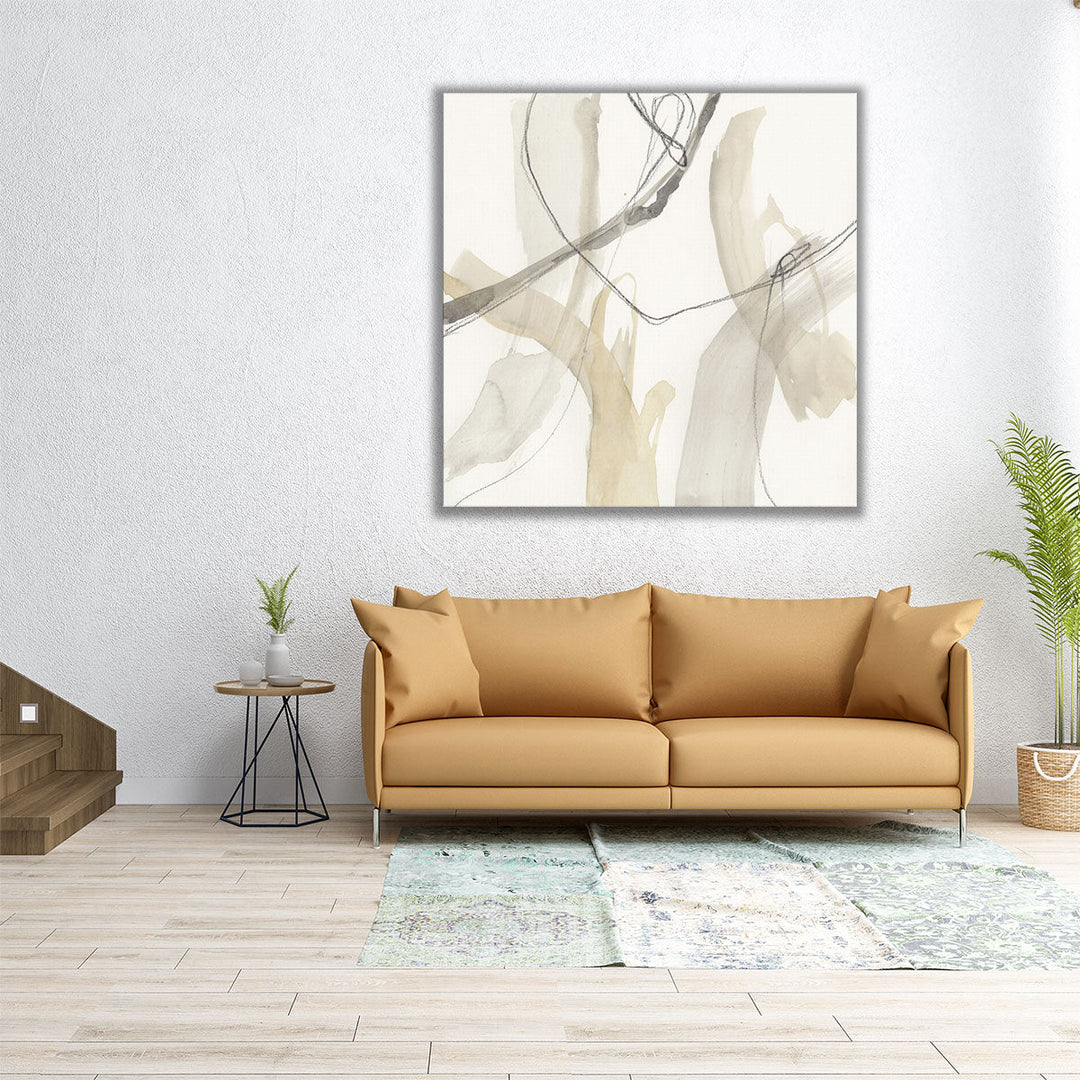 Neutral Momentum I - Canvas Print Wall Art