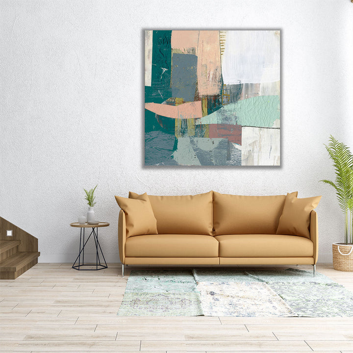 Pastel Collage I - Canvas Print Wall Art