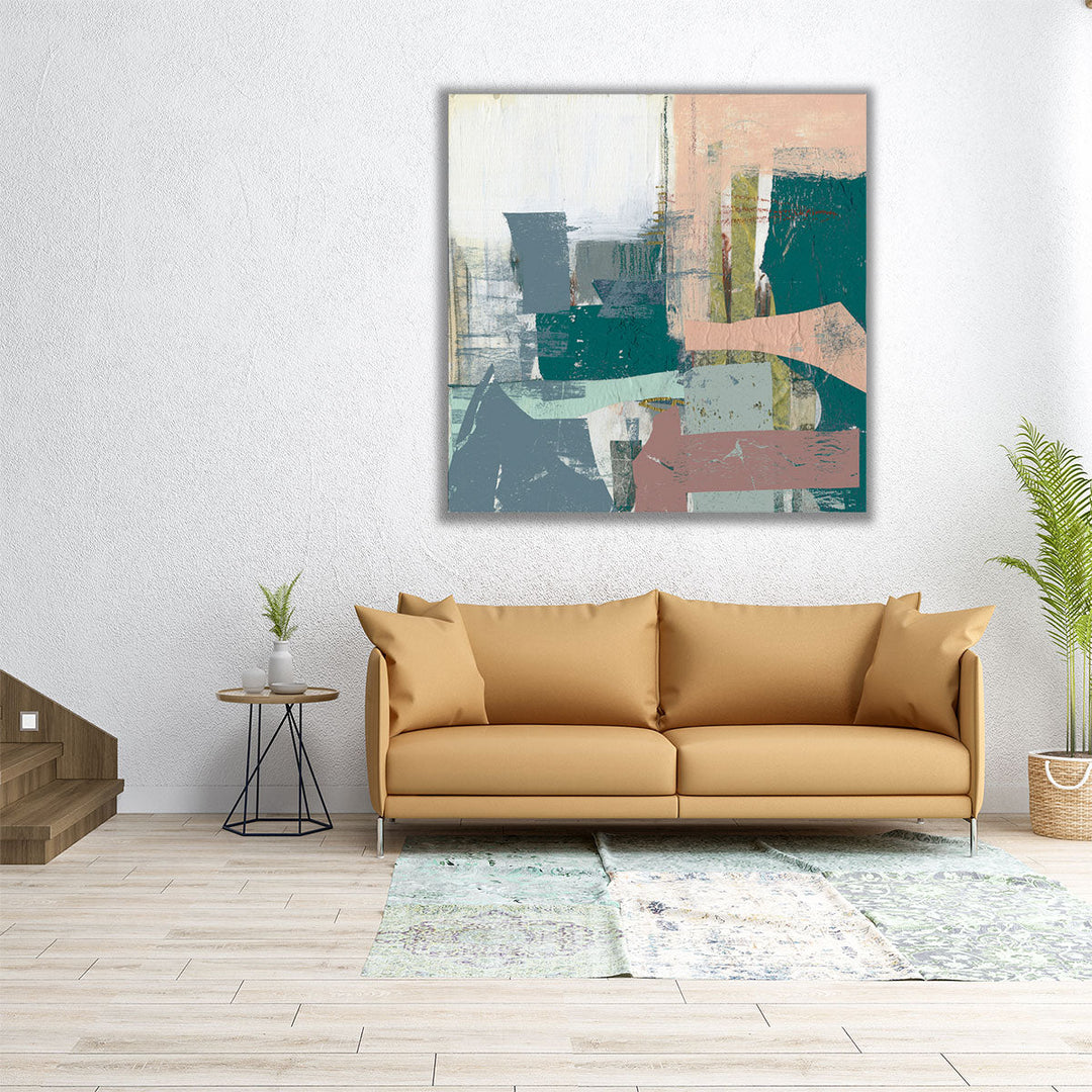 Pastel Collage II - Canvas Print Wall Art