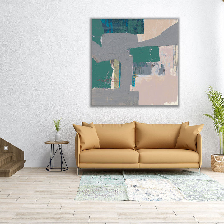 Pastel Collage III - Canvas Print Wall Art