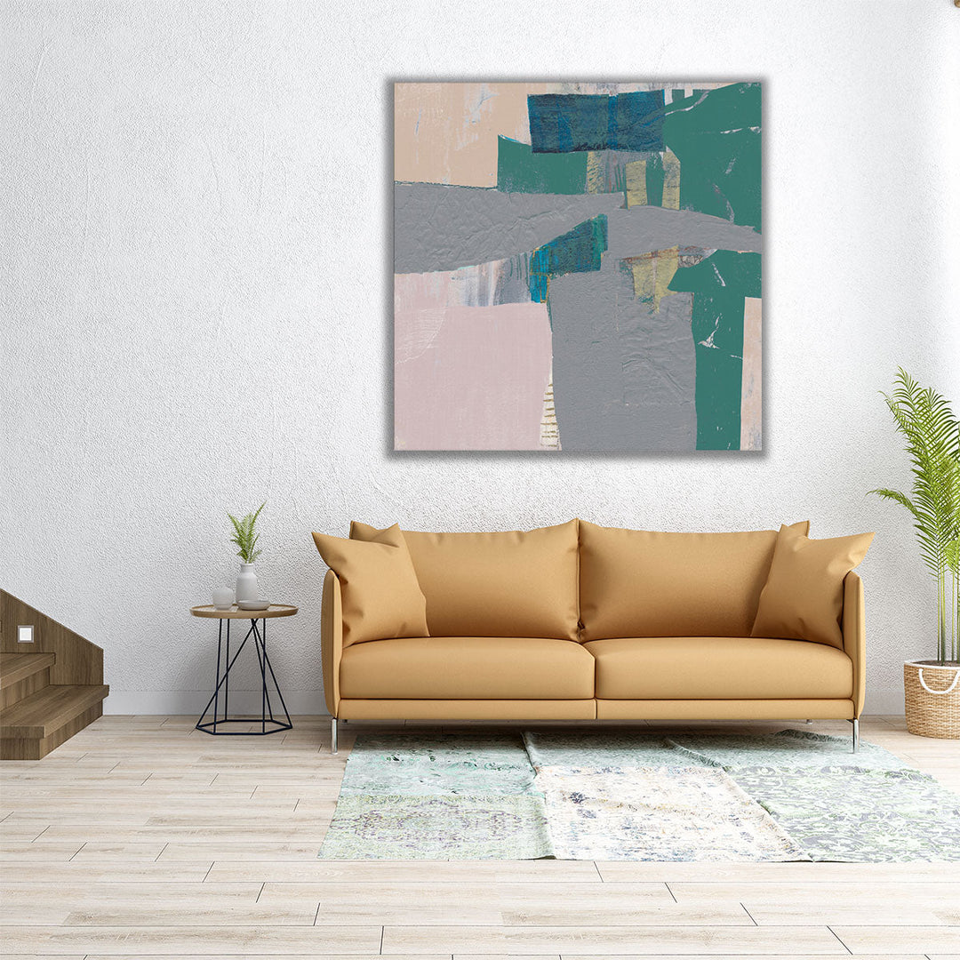 Pastel Collage IV - Canvas Print Wall Art