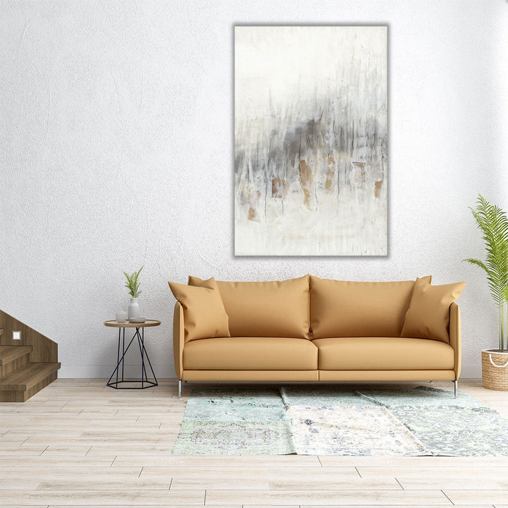 Neutral Wave II - Canvas Print Wall Art