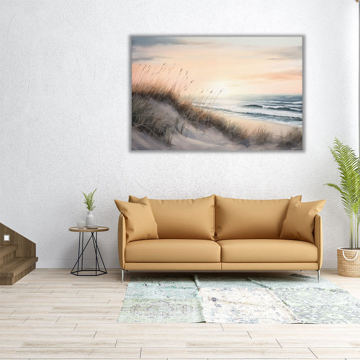 Muted Eastern Shores - Canvas Print Wall Art