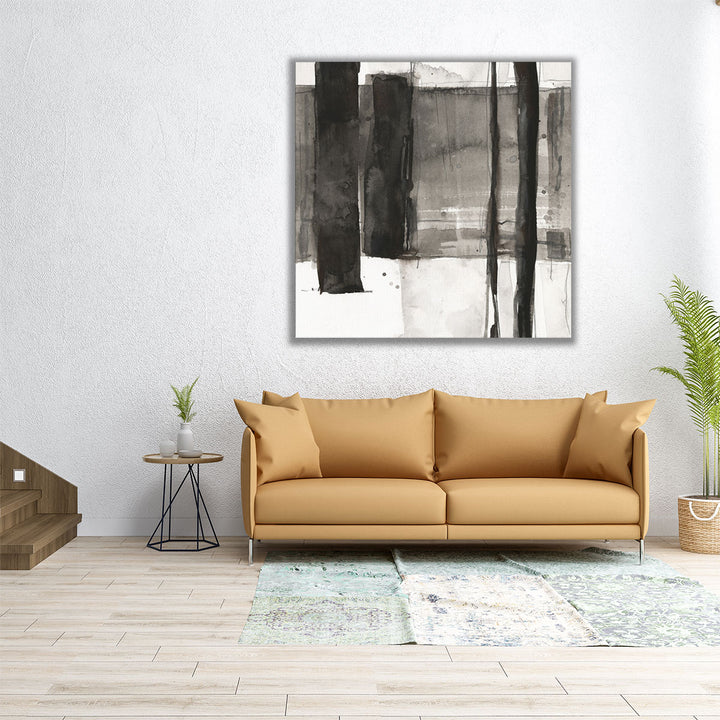 Double Row Piling II - Canvas Print Wall Art