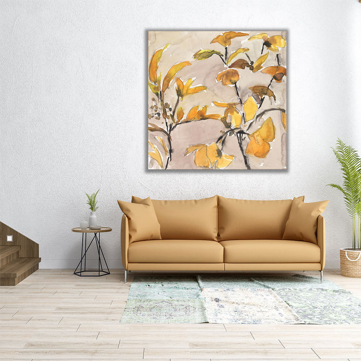 Ginkgo Leaf Moment II - Canvas Print Wall Art