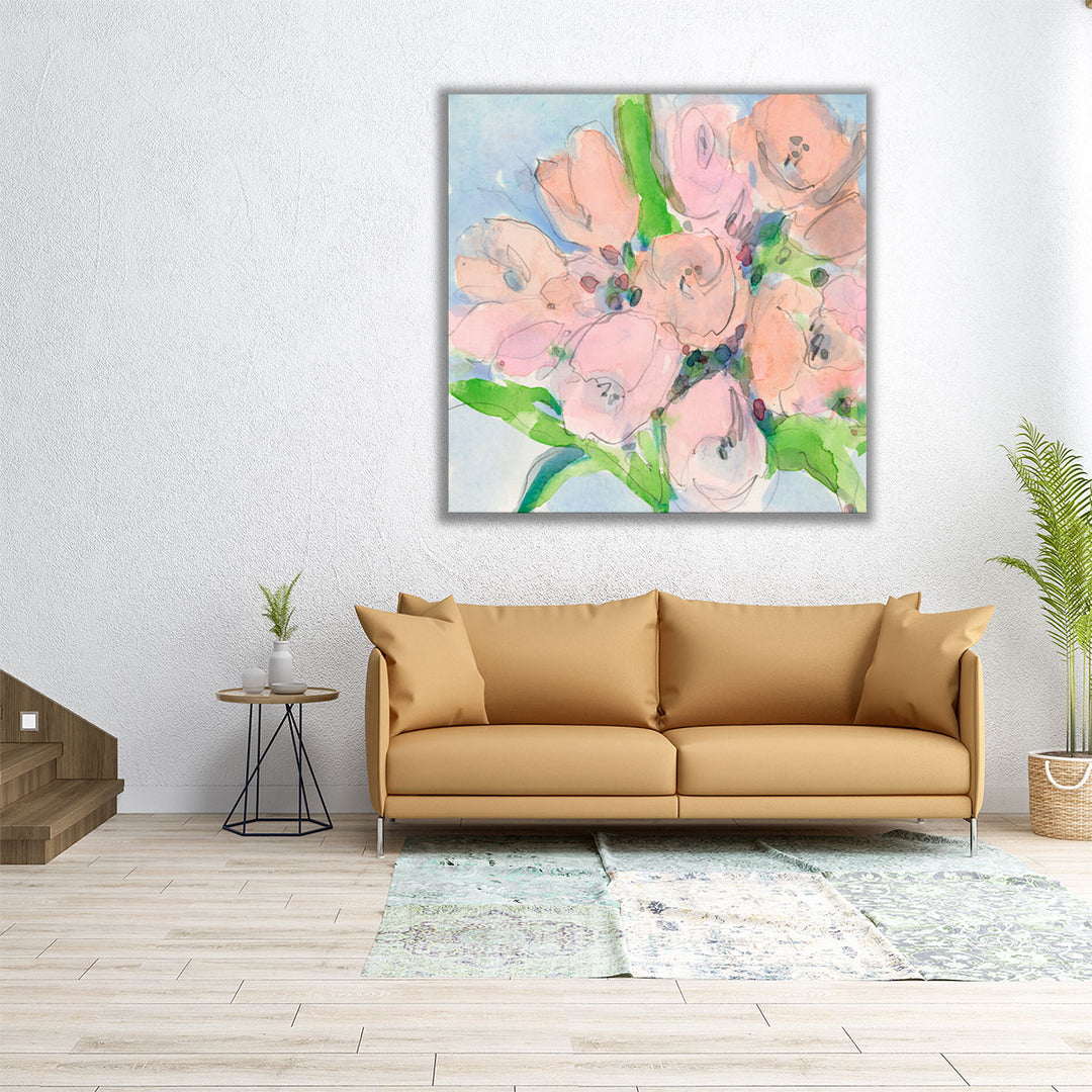 Tulip Bouquet I - Canvas Print Wall Art