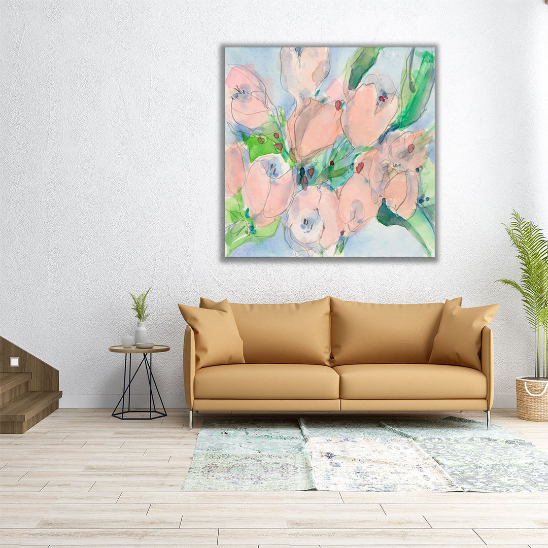 Tulip Bouquet II - Canvas Print Wall Art