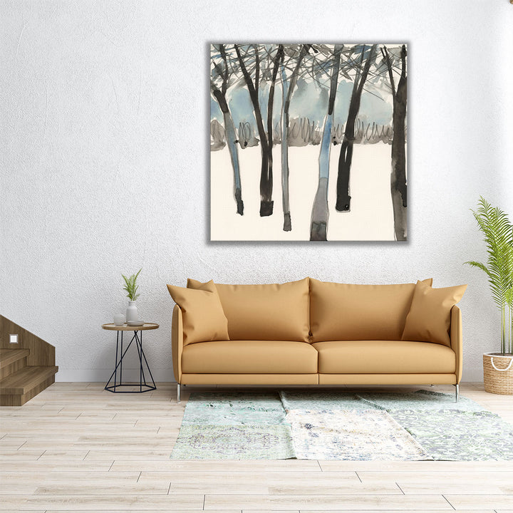 Winter Treeline II - Canvas Print Wall Art