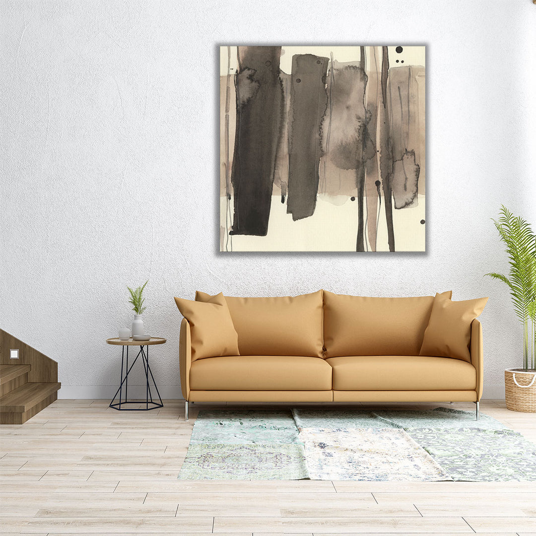 Wood Piling II - Canvas Print Wall Art