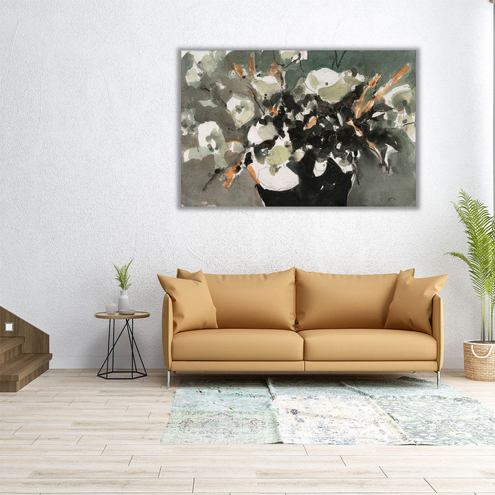 Dark Flower Aesthetic  II - Canvas Print Wall Art