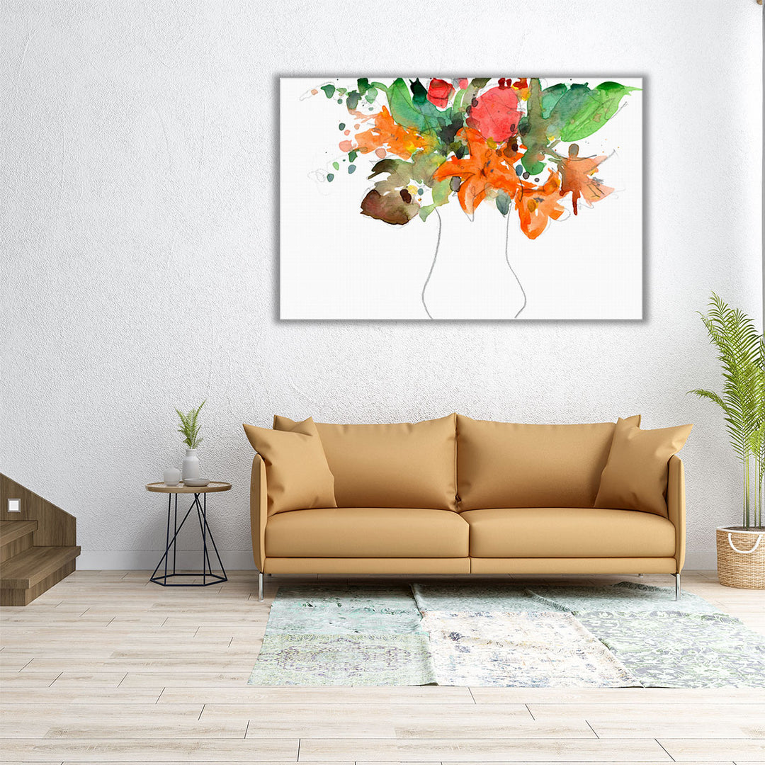 Expressive Bouquet I - Canvas Print Wall Art