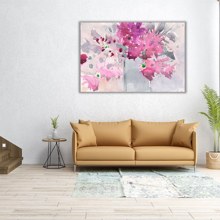 Floral Setting I - Canvas Print Wall Art