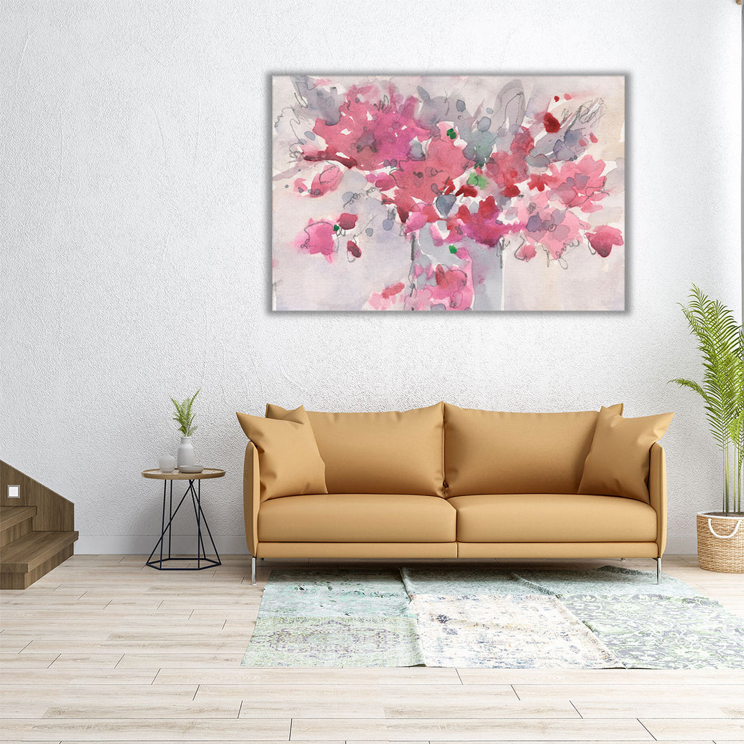 Floral Setting II - Canvas Print Wall Art