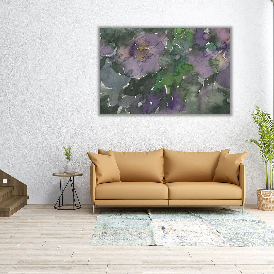 Language of Violets II - Canvas Print Wall Art