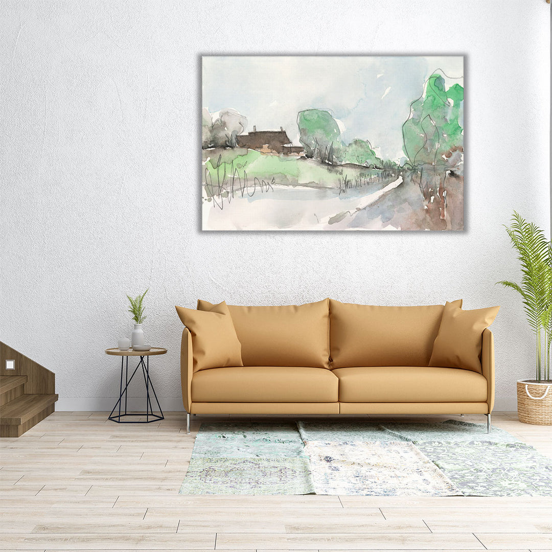 The Landscape Background I - Canvas Print Wall Art