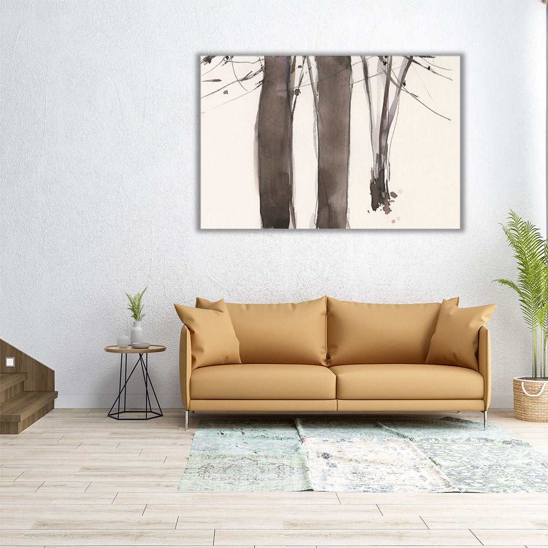 Under the Winter Tree II - Canvas Print Wall Art