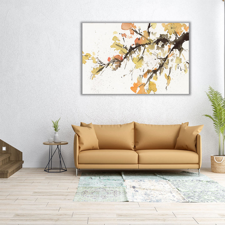 Watercolor Tree Branch II - Canvas Print Wall Art