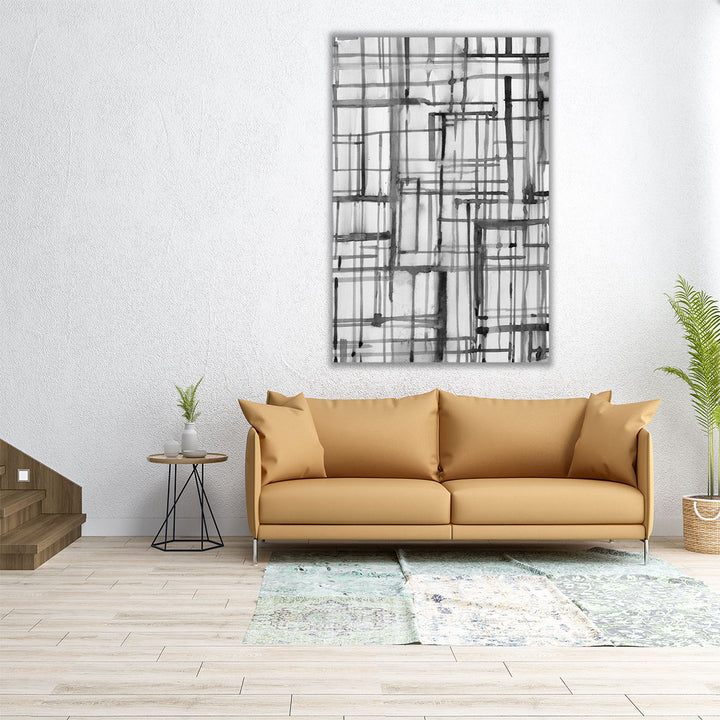 Line Meditation II - Canvas Print Wall Art