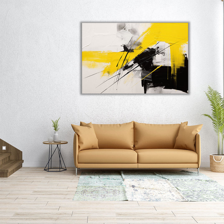 Vibrant Ink Fusion - Canvas Print Wall Art