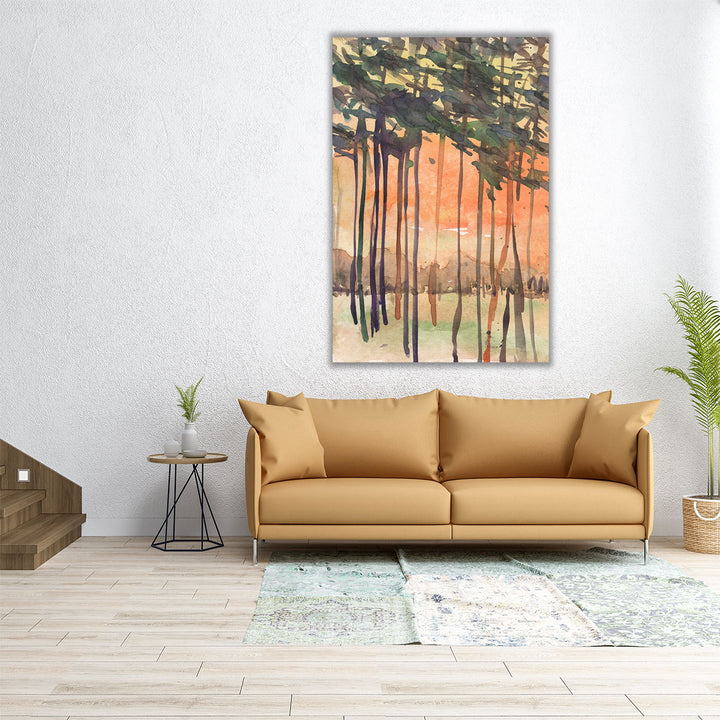 Between the Trees II - Canvas Print Wall Art