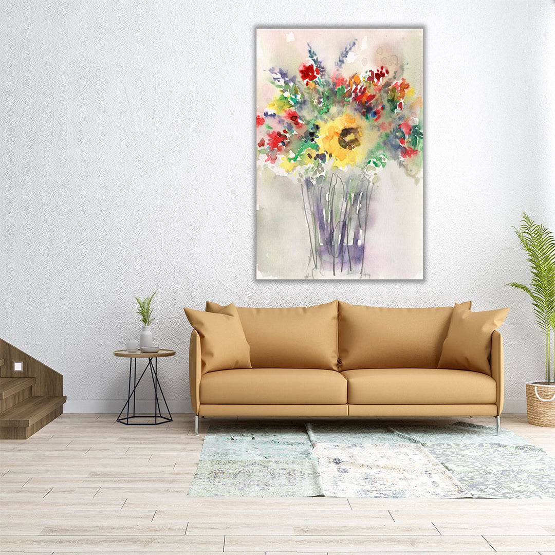 Fancy that Bouquet II - Canvas Print Wall Art