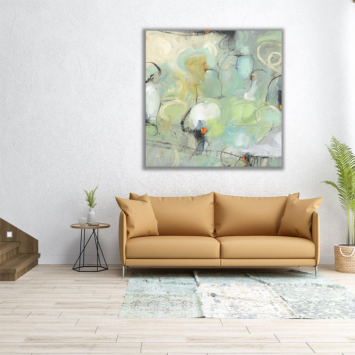 Cascade Abstract I - Canvas Print Wall Art