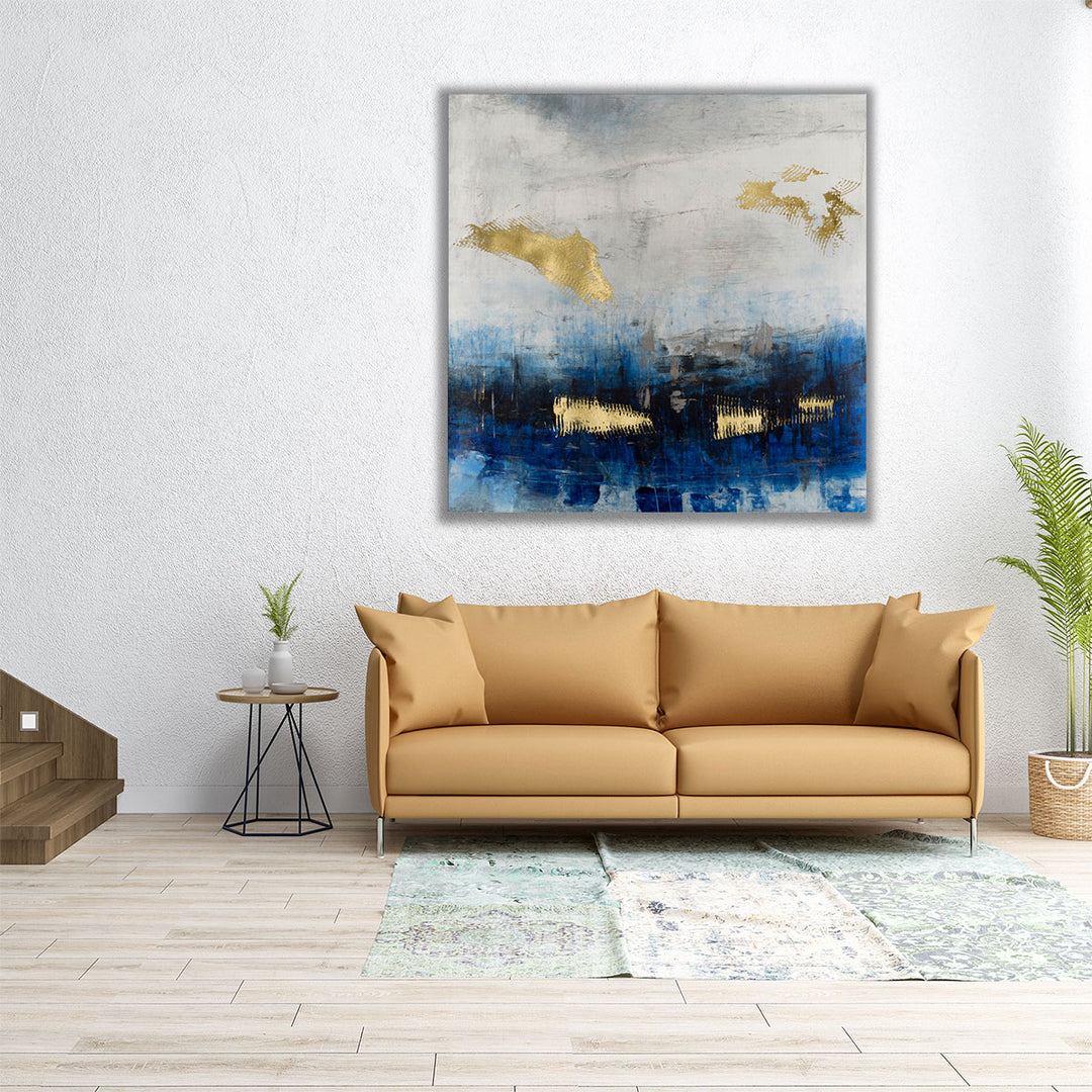 Electric Blue I - Canvas Print Wall Art