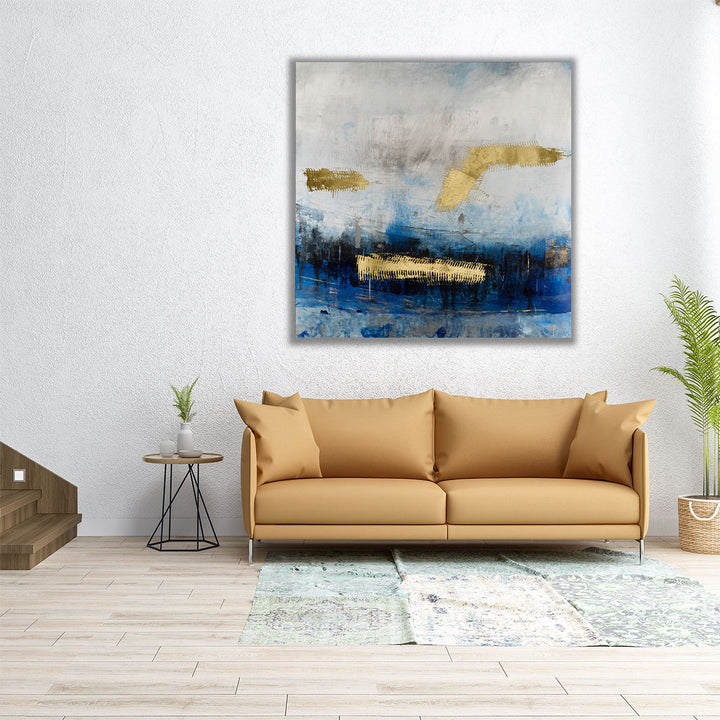 Electric Blue II - Canvas Print Wall Art