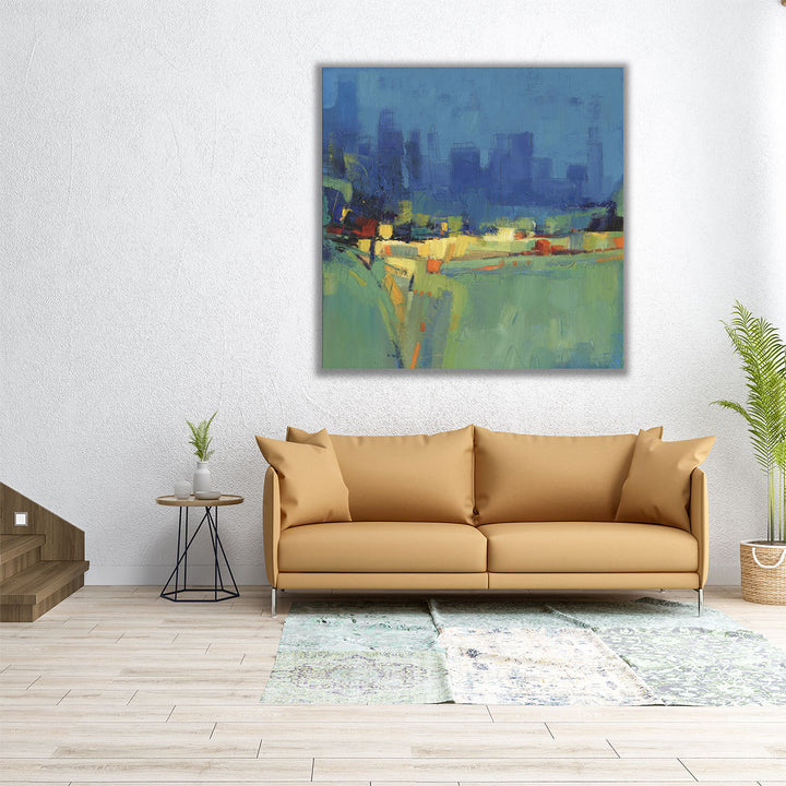 Suburban View I - Canvas Print Wall Art