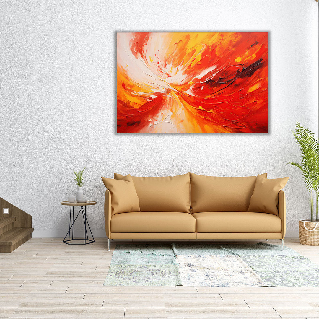 Flame Flare - Canvas Print Wall Art