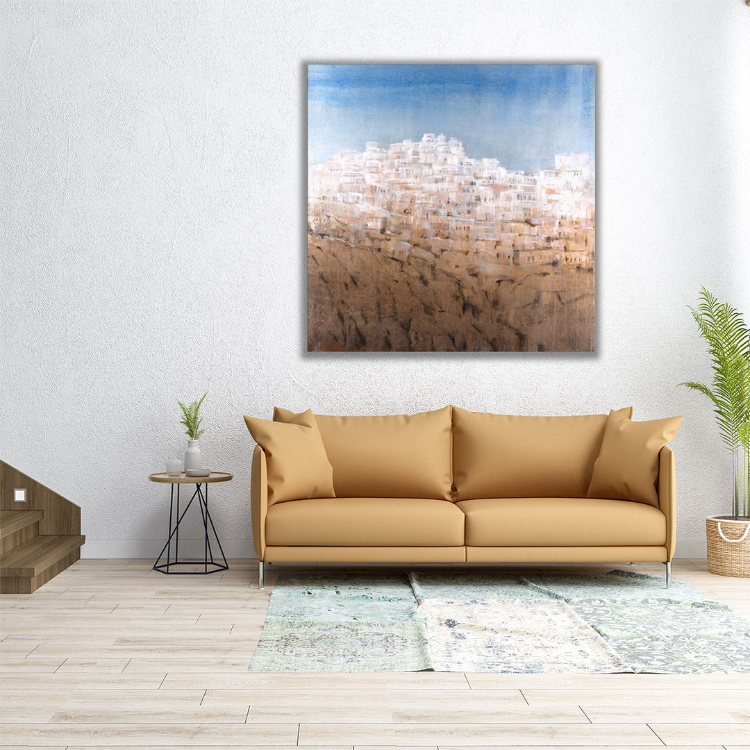 Hilltop Village I - Canvas Print Wall Art