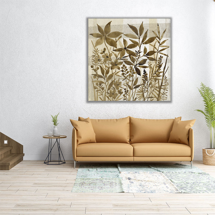 Neutral Garden I - Canvas Print Wall Art